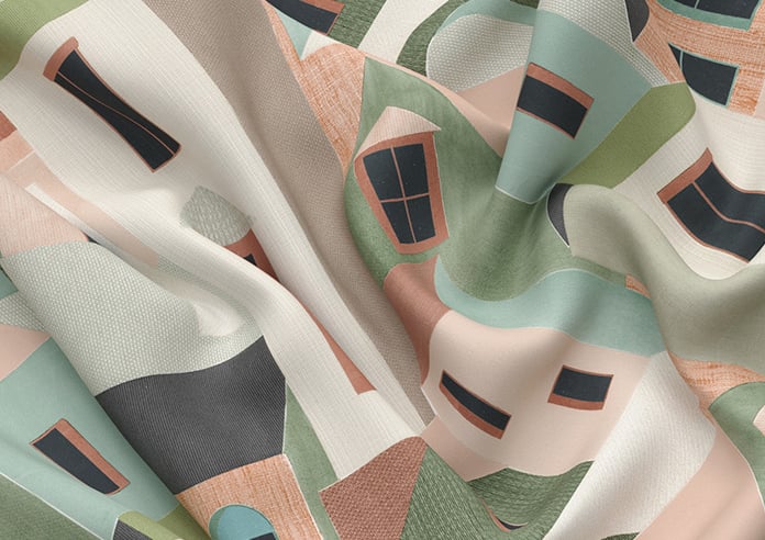 Santiago, Mambo - Motorised Roman Blind - Image 4